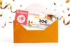 chèque kdo 30 euros - Idées Cadeaux DIY Noël – 10doigts.fr