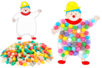 clown playmais - Flocons de maïs – 10doigts.fr