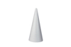 Cône en polystyrène 18 cm x Ø 7 cm - Formes à décorer - Polystyrène – 10doigts.fr
