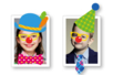 Crazy Clown Stickers  - Stickers Fantaisies – 10doigts.fr