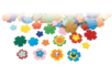 Déco printanière avec des fleurs en carte - Activités manuelles fleurs – 10doigts.fr