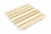 Dessous de plat en bois carré 17 x 17 cm - 1 pièce - Objets bois pour la cuisine – 10doigts.fr