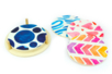 dessous de verre papier coloré - Papiers à motifs – 10doigts.fr