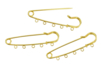 Épingles à anneaux dorées - 3 pièces - Broches – 10doigts.fr