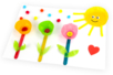 fleurs en caissettes - Accessoires en papier – 10doigts.fr