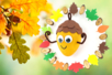Gland de chêne d'automne - Décors nature – 10doigts.fr