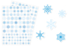Gommettes flocons - 2 planches - Gommettes Noël – 10doigts.fr