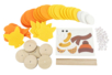 kit feutrine renards - Animaux d'Automne – 10doigts.fr