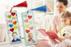 Un joli marque-page pour Papa et Maman - Perforatrices fantaisies – 10doigts.fr