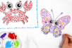 Peinture au coton-tige - Peinture gouache 10doigts – 10doigts.fr
