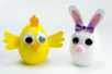 oeuf pâques surprise poussin lapin - Activités manuelles Pâques – 10doigts.fr