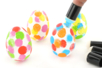 oeufs Paques enfant multicolre - Activités manuelles Pâques – 10doigts.fr