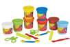 Pâte à modeler GIOTTO Bébé - 8 pots de 220 gr  - Pâtes à modeler bébé – 10doigts.fr
