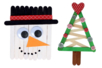 personnages noel en bois et bâtons - Accessoires en bois – 10doigts.fr