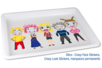 Plateau en PVC blanc - Outils et colles - Construction et Maquette – 10doigts.fr