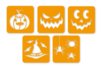 pochoirs halloween - Pochoirs fêtes – 10doigts.fr