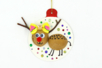 renne coquille de noix noël - Activités manuelles Noël – 10doigts.fr