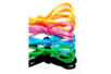 Set de 5 cordelettes en satin d'1 mètre  ø 2 mm 5 couleurs assorties - Cordon queue de rat – 10doigts.fr