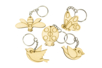 Set de 5 porte-clés en bois - animaux volants - Porte-clés – 10doigts.fr