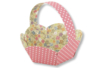 Set de 6 paniers fleuris - Paniers de Pâques – 10doigts.fr