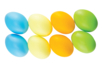 set de 8 oeufs colorés en plastique - Oeufs de Pâques – 10doigts.fr