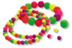 Shamballas... avec des perles fluos en acrylique  - Bracelet Shamballa – 10doigts.fr
