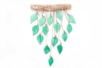 Mobile feuilles en PLASTIROC - Corde naturelle – 10doigts.fr