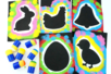 Tampon Peinture Paques Forme - Activités manuelles Pâques – 10doigts.fr