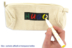 Trousse en coton naturel avec fermeture zippée : idée déco - Activités manuelles objets décorés – 10doigts.fr