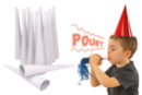 Trompettes blanches à décorer - 12 pièces - Instruments de musique - 10doigts.fr