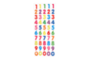 Stickers chiffres en epoxy - Thème Anniversaire - 10doigts.fr