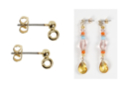 Clous d'oreilles, dorés - 10 pièces - Boucles d'oreilles - 10doigts.fr