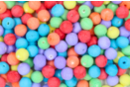 Boules de cellulose couleurs assorties - 200 pièces - Boules cellulose - Accessoires Loisirs Créatifs - 10doigts.fr