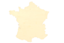 Carte de France en bois - Silhouettes en bois - 10doigts.fr