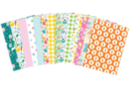 Papier thème Pâques, format A4 - 14 feuilles - Papiers saisonniers - 10doigts.fr