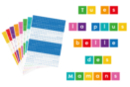 Gommettes lettres majuscules et minuscules - 4480 pcs - Gommettes Alphabet, messages - 10doigts.fr