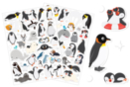 Gommettes “animaux polaires” + fresque banquise - Gommettes Histoires et décors - 10doigts.fr