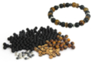 Mix perles Rock'n roll - 200 perles - Perles Tons Neutres - 10doigts.fr