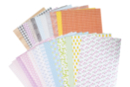 Papier adhésif à motifs - 25 feuilles - Papier adhésif - 10doigts.fr