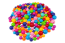 Perles rondes brillantes - 180 perles - Perles Acrylique - 10doigts.fr