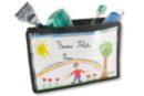 Trousse à personnaliser - 23 cm - Sacs, trousses en tissu - 10doigts.fr