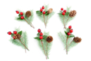 Assortiments décors de Noël - 18 pièces - Déco Noël Nature - 10doigts.fr