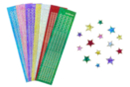 Stickers strass étoiles - 1197 pcs - Gommettes et stickers Noël - 10doigts.fr