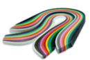 Bandes Quilling (x 280 ) - Longueur : 34,5 cm / 4 mm ( x 140 ) + 8 mm  ( x 140 ) - 14 couleurs - Papiers Quilling - 10doigts.fr