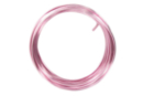 Fil en aluminium rose - L : 2 m - Ø 2 mm - Fils aluminium - Accessoires Loisirs Créatifs 13634 - 10doigts.fr