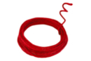 Corde jute armée 3 m - Bordeaux - Corde naturelle 32125 - 10doigts.fr