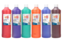 Gouache 1 Litre, couleurs secondaires - 6 flacons - Peinture gouache 10doigts 31116 - 10doigts.fr