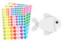 Poissons à décorer - 6 poissons - Kits créatifs Pâques - 10doigts.fr