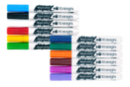 Marqueurs peinture - 12 couleurs assorties - Peinture verre et faïence 14726 - 10doigts.fr