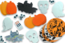 Mega pack formes d'Halloween mousse - Décorations à coller - 10doigts.fr